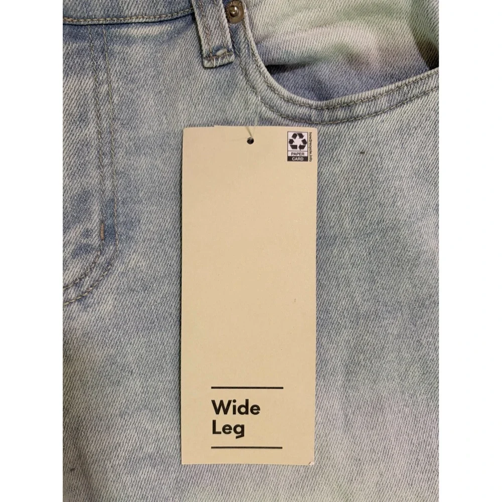 NWT No Boundaries Wide‎ Leg Jeans Sz XXS 00 (26x30) Baggy Skater Streetwear NEW